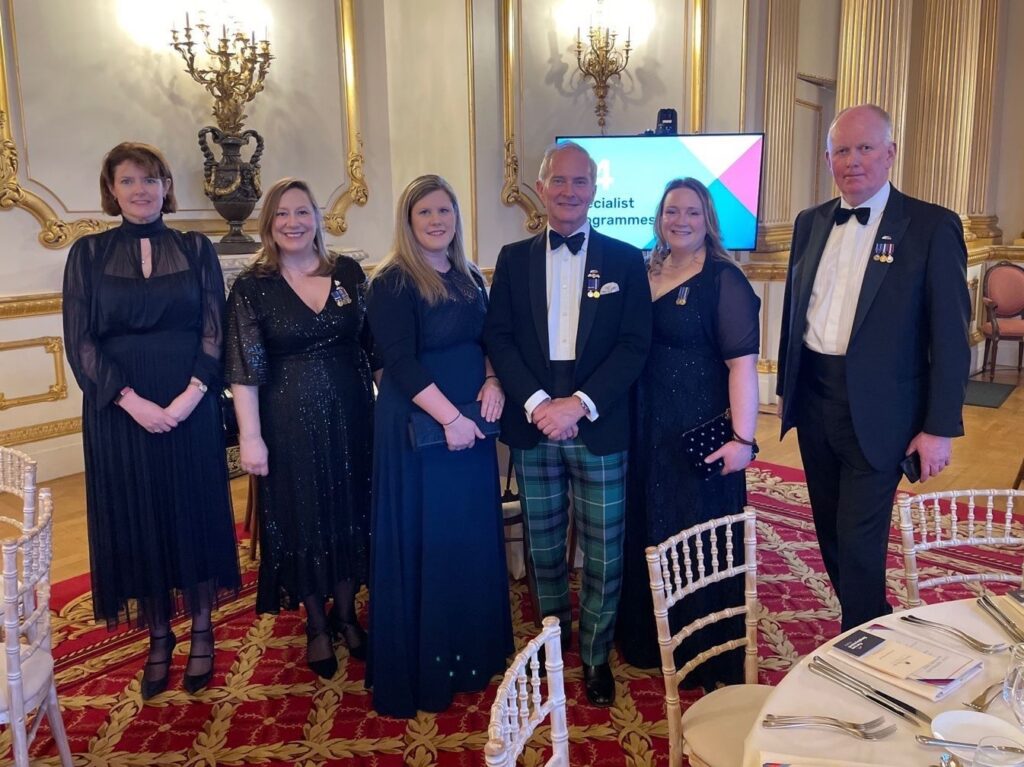 Forces Employment Chairty staff at City Veterans Military Charity Dinner 2023